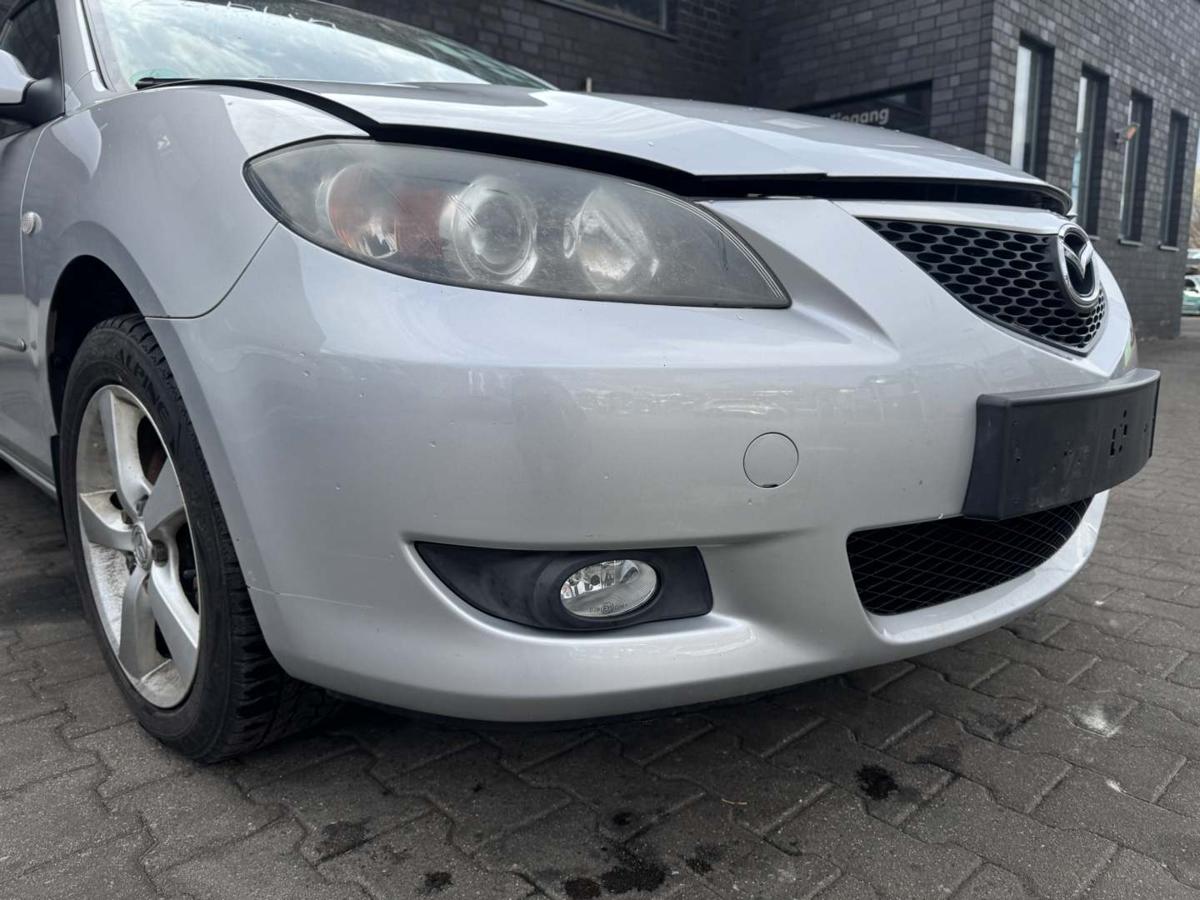 Mazda 3 BK original Sto&szlig;stange Stossf&auml;nger vorn Silber 4-T&uuml;rer Limousine Bj.2004